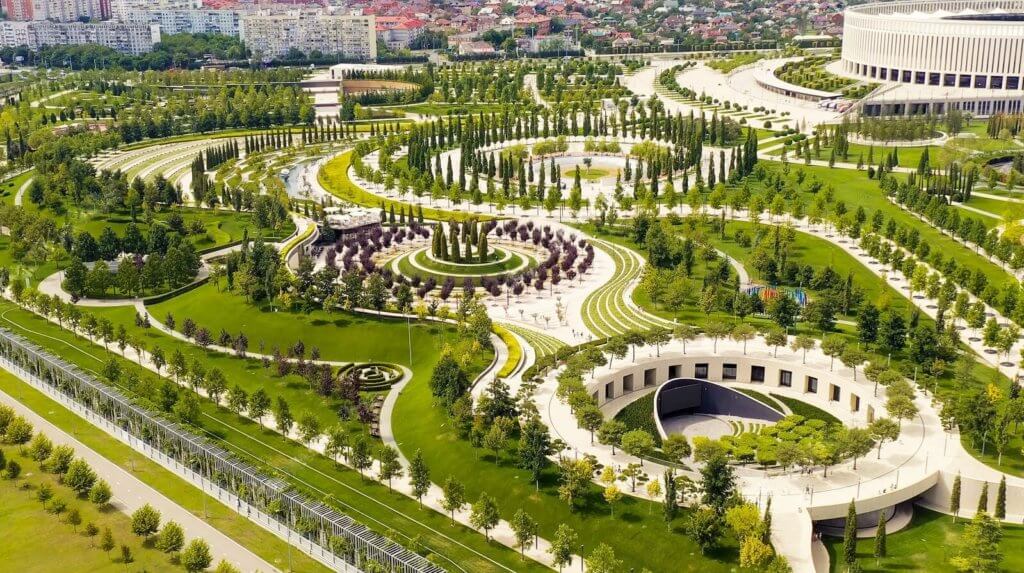 Park Krasnodar. Park Galitskogo.